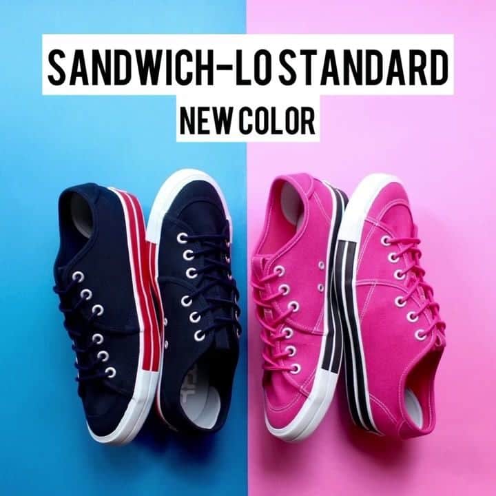 のインスタグラム：「【RFW PICK UP】  SANDWICH-LO STANDARD Navy Price:¥11,000＋TAX  2020年秋冬新作より、STANDARDシリーズから新色のネイビーとピンクが仲間入り！  www.rfwtokyo.com  #rfw #rfwtokyo #rhythmfootwear #sneaker #sneakers #kicks #instashoes #instakicks #sneakerhead #sneakerheads #nicekicks #sneakerfreak #kickstagram #2020aw #autum #winter #renewal #tokyo #shibuya #東京 #渋谷 #rpm #rhythmprimarymarket #new」