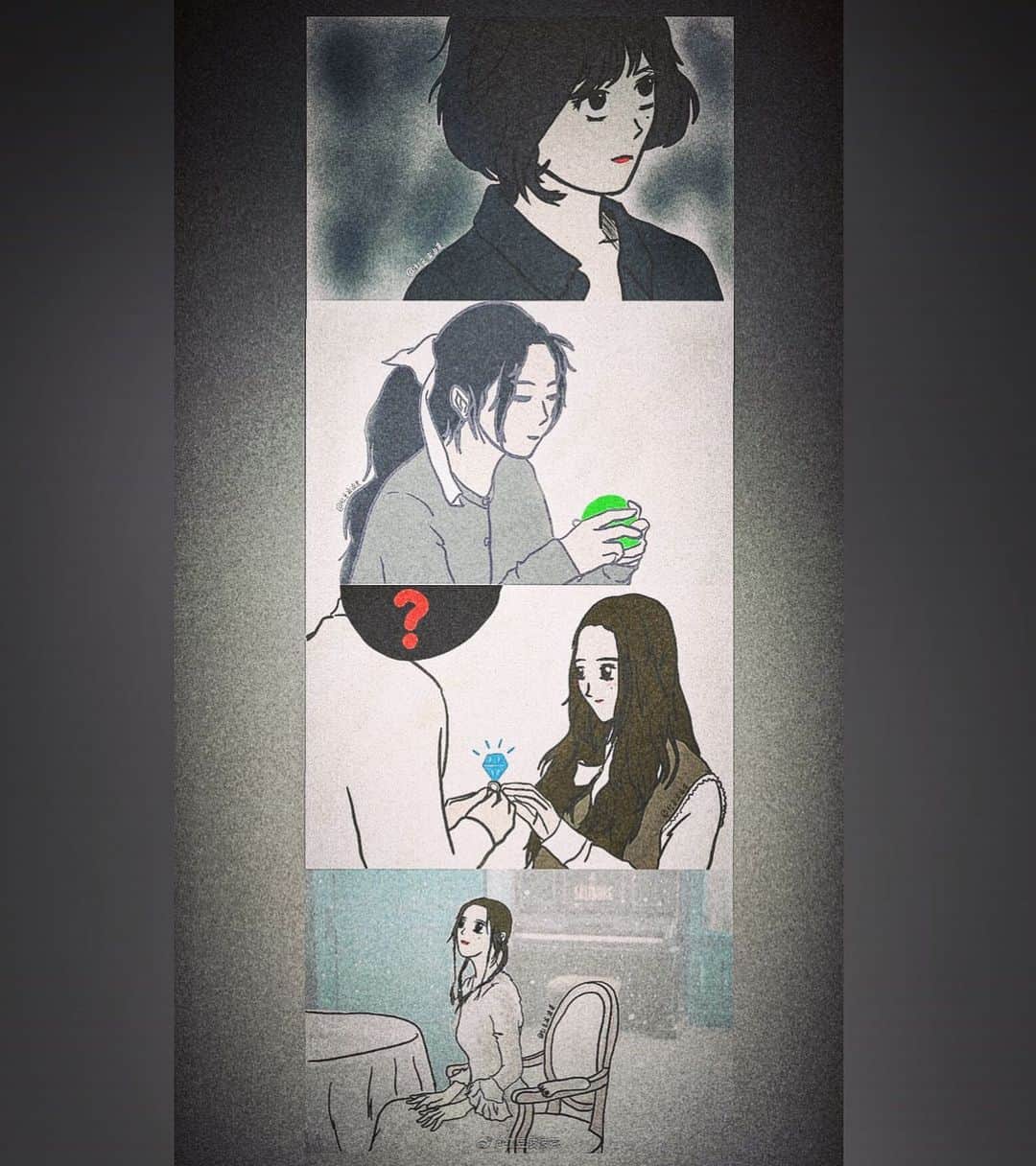 フィオナ・シットのインスタグラム：「#fanart when all your fans are artists ❄️ #哥本哈根的另一個我」