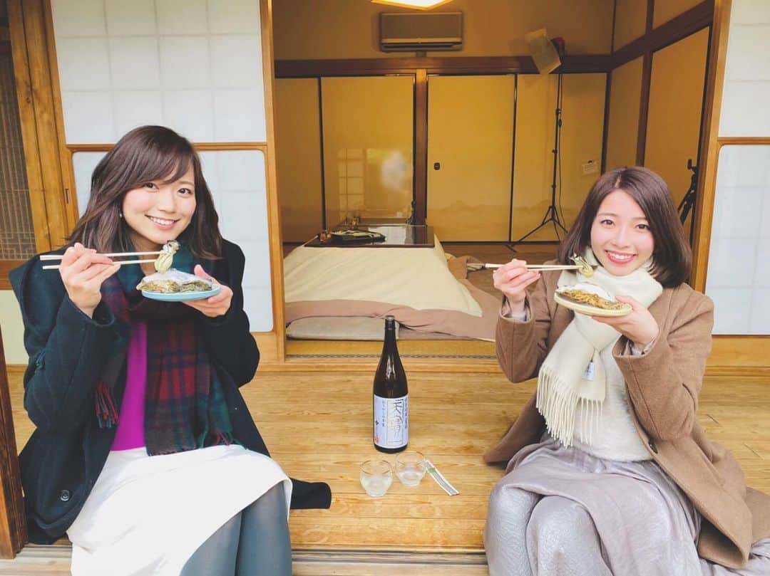 小椋寛子さんのインスタグラム写真 - (小椋寛子Instagram)「明日の「土日どーする？」は、お取り寄せグルメ特集です😊 斎藤アナウンサーと美味しいものをたくさん食べました〜☺️♡ 写真は北村アナウンサーが撮ってくださいました😆✨ 明日のおは土ご覧ください😊  #おは土 #おはよう朝日土曜日です #お取り寄せグルメ #土日どーする」1月15日 18時44分 - ogura_hiroko