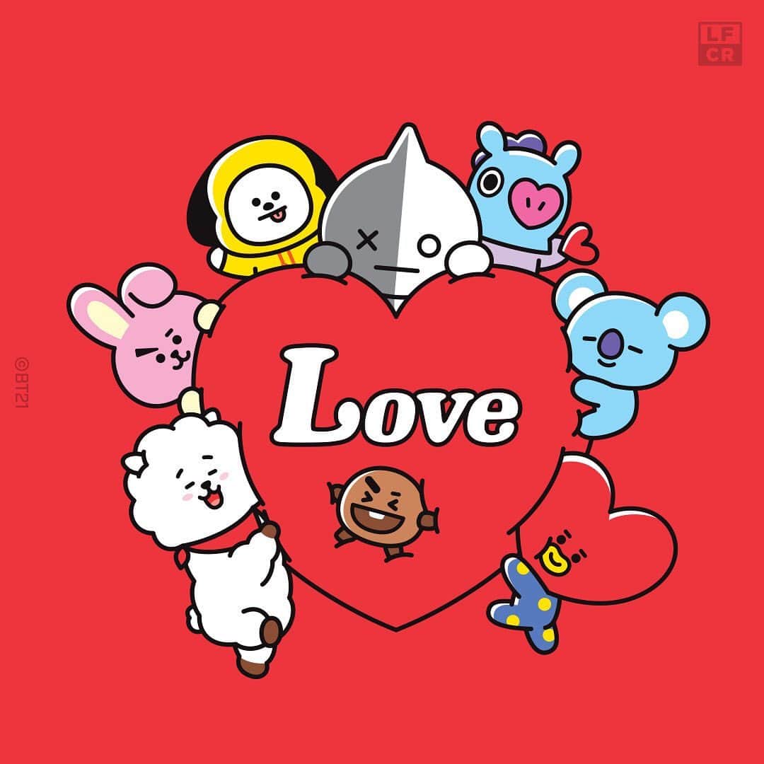 BT21 Stars of tomorrow, UNIVERSTAR!のインスタグラム