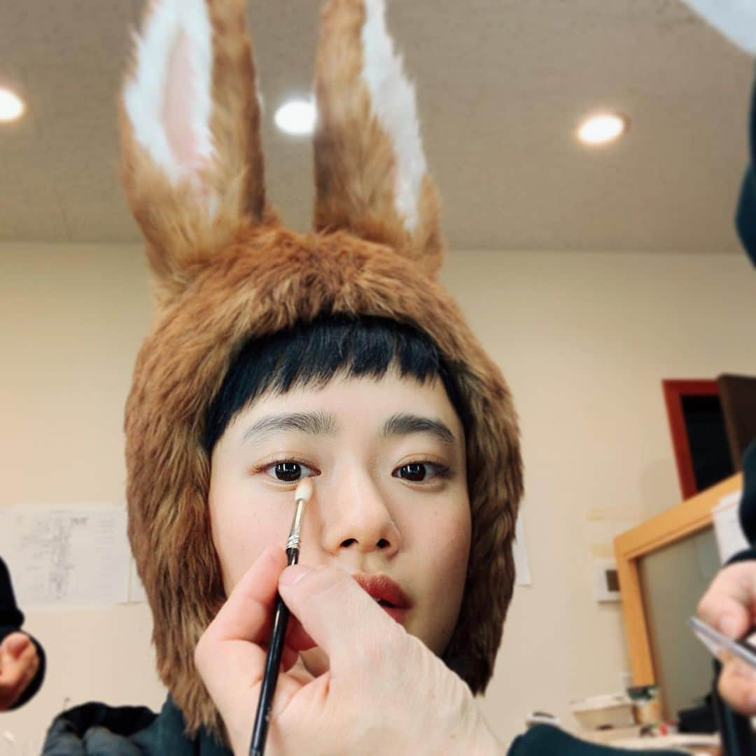 杉咲花のインスタグラム：「#hulu 🐇」