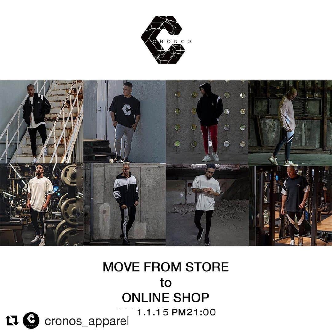 のインスタグラム：「#Repost @cronos_apparel with @get_repost ・・・ . MOVE FROM STORE TO ONLINE SHOP . 1/15 PM21:00  いつもクロノスオンラインストアをご利用頂き誠にありがとうございます。  この度、店舗用在庫をオンラインストアに再入荷し販売致します。  オンライン即完商品も取り揃えております。  ぜひご覧下さいませ。  #cronos #madeinjapan」
