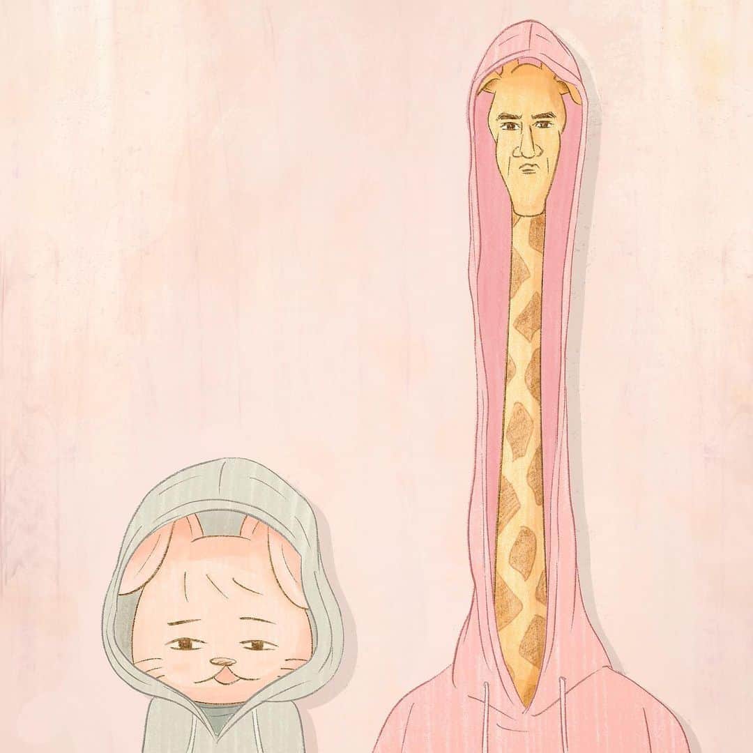 keigoのインスタグラム：「🐇🦒」