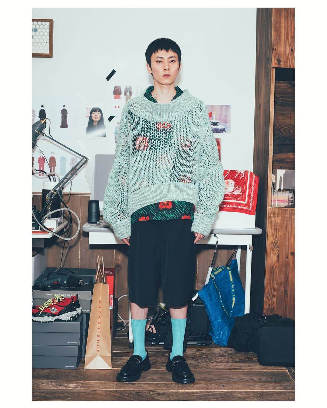 NEONSIGNさんのインスタグラム写真 - (NEONSIGNInstagram)「…2021 SPRING SUMMER COLLECTION﻿ ﻿ “MMMMMMWMMM”﻿ ﻿ Whenever you find that you are on the side of the Majority, it is to reform.﻿ ﻿ …﻿ ﻿ Directed by﻿ ﻿ Photographer：TARO MIZUTANI﻿ Stylist：LAMBDA TAKAHASHI﻿ Hair & Make-up：MASANORI KOBAYASHI﻿ ﻿ Model：﻿EIICHI ﻿ ...﻿ #NEONSIGN﻿ #ASUKAHAYASHI﻿ #MMMMMMWMMM」1月15日 15時12分 - neonsign_nmw_r.c