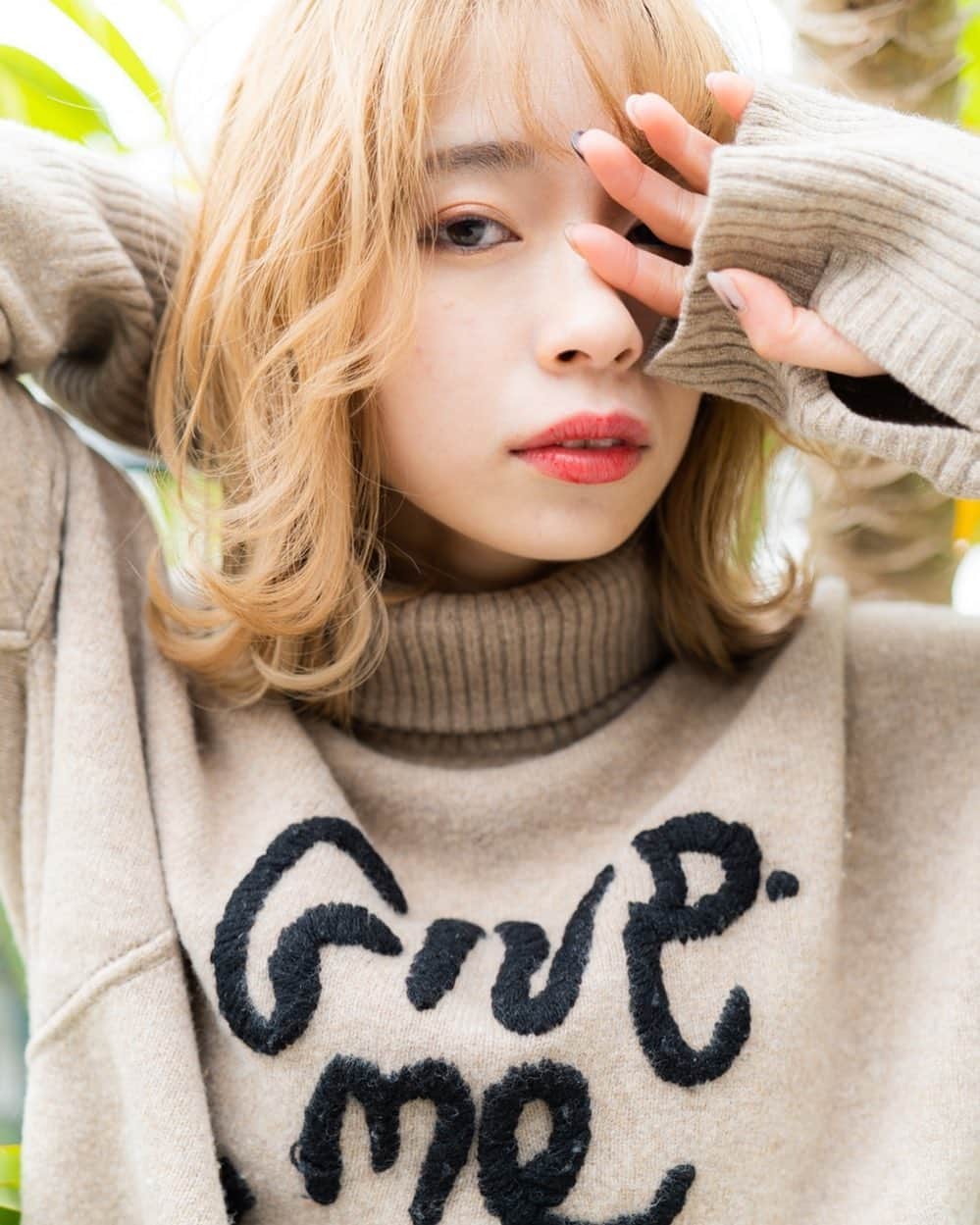 塩川裕美のインスタグラム：「🌱 . . . hair&photo : @yuuki_solea  . .」