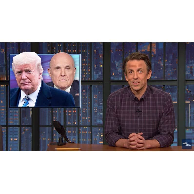 ブルックリン テーラーズのインスタグラム：「“For those who have asked: yes that is Seth Meyers wearing our BKT10 plaid shirt last night on @latenightseth . But no, those other two guys are not wearing Brooklyn Tailors.”」