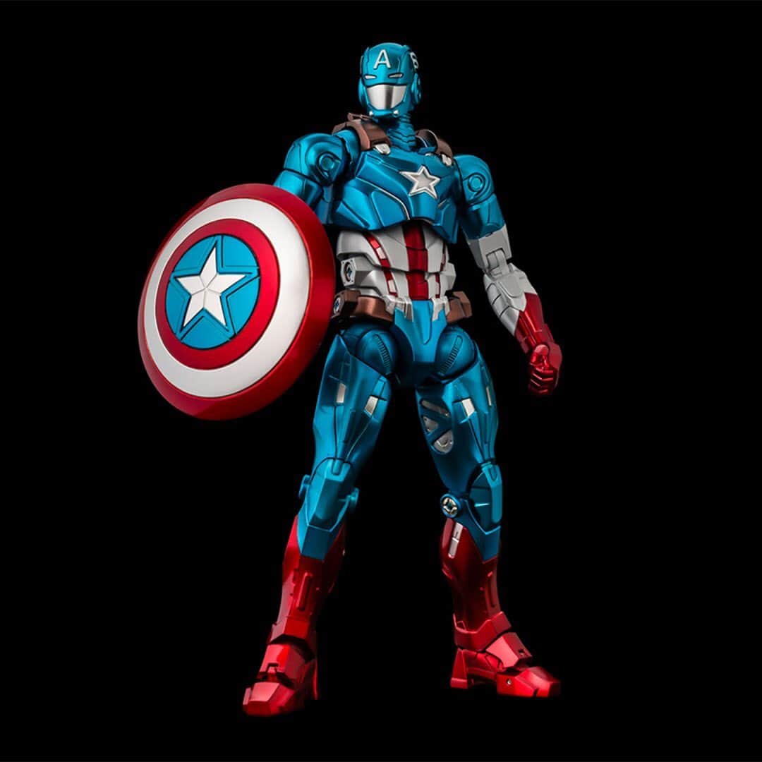 HYPEBEASTさんのインスタグラム写真 - (HYPEBEASTInstagram)「#hypeAF: Here's what @marvel's Captain America would look like as Iron Man. Designed by Mitsunari Otenfu, the 'Fighting Armor' series poses a “what if?” scenario where members of The Avengers are suited and weaponized by Tony Stark using his Iron Man technology. The figure stands at 6.5-inches in height and features accessories like his iconic shield, different wrist options, and a pedestal for articulation display purposes. The figure is expected to ship in April for approximately $105 USD.⁠⠀ Photo: @sentinelcoltd」1月16日 4時16分 - hypebeast