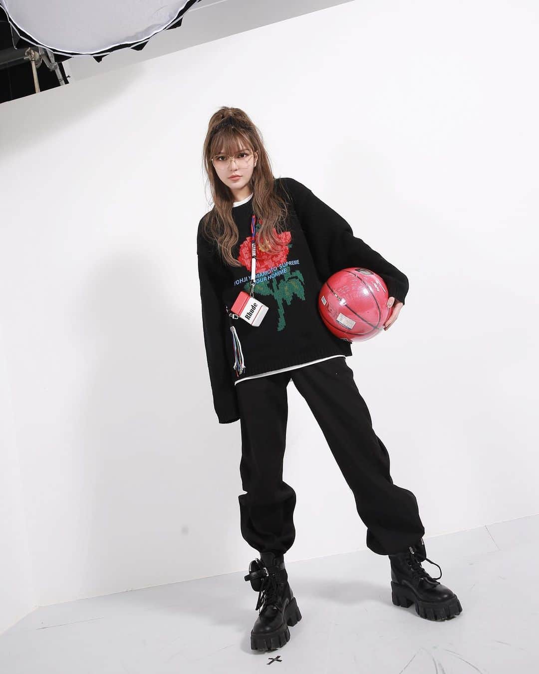 Grace Chowのインスタグラム：「喷泉头篮球女孩🏀」