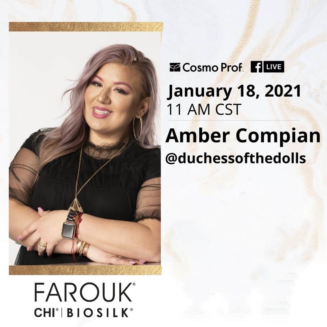 CosmoProf Beautyさんのインスタグラム写真 - (CosmoProf BeautyInstagram)「Calling all #blondebombshell creators!💛☎   Join us Monday, January 18th at 11 AM CST, for a Facebook Live event with Amber Compian (@duchessofthedolls). Amber will be demonstrating her Karmic Blonding color technique using CHI products.  Don't forget to give us a 👍 on Facebook to receive notifications once we go live!⁣⁣⁣⁣⁣⁣⁣⁣  #chihaircare #farouksystems #cosmoprofbeauty #licensedtocreate #facebooklive #haireducation #hairtutorials #hairtutorial」1月15日 22時00分 - cosmoprofbeauty