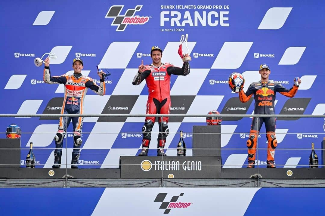 MotoGPさんのインスタグラム写真 - (MotoGPInstagram)「#MotoGP 2020 Podiums Review 🏁 // 🇫🇷 #FrenchGP 🥇 @petrux9 🥈 @alexmarquez73 🥉 @polespargaro #Podium #Motorcycle #Racing #Motorsport」1月15日 22時00分 - motogp