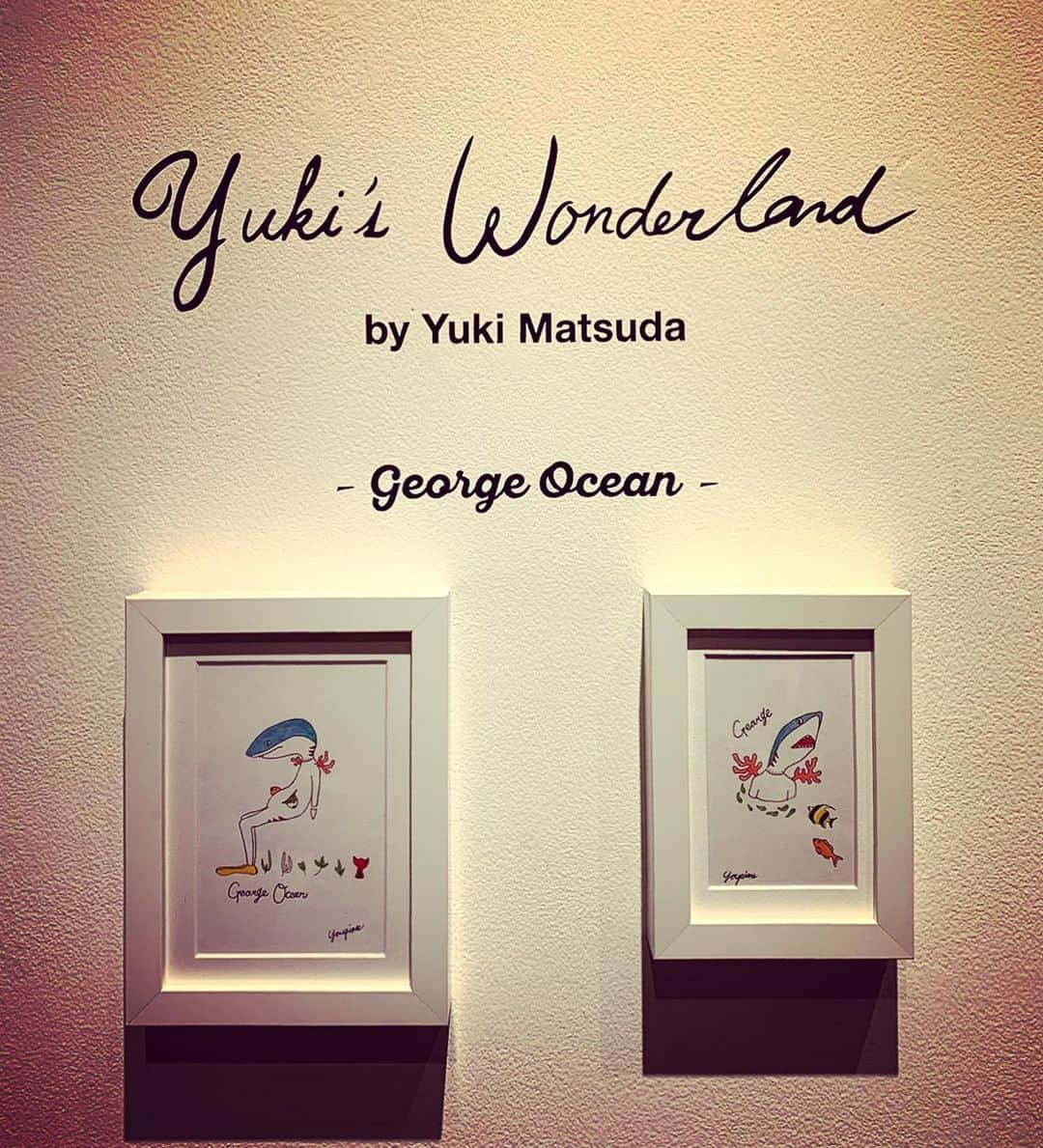 祐真朋樹さんのインスタグラム写真 - (祐真朋樹Instagram)「松田ゆう姫さんの 「Yuki's wonderland展　-george ocean-」へ行って来た！ @yjymusic  @yjystore   @stsukezane」1月15日 22時18分 - stsukezane