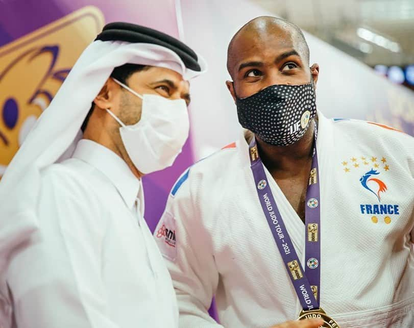 テディ・リネールさんのインスタグラム写真 - (テディ・リネールInstagram)「Le @psg_judo en force aux Masters de Doha 🔴🔵🥇Merci Président d'être venu nous encourager 🙌🏾  #AllezParis #IciCEstParis   @psg_judo well represented at the Judo Masters in Doha 🔴🔵🥇 Thank you President for coming and supporting us 🙌🏾 #AllezParis #IciCEstParis」1月15日 22時30分 - teddyriner