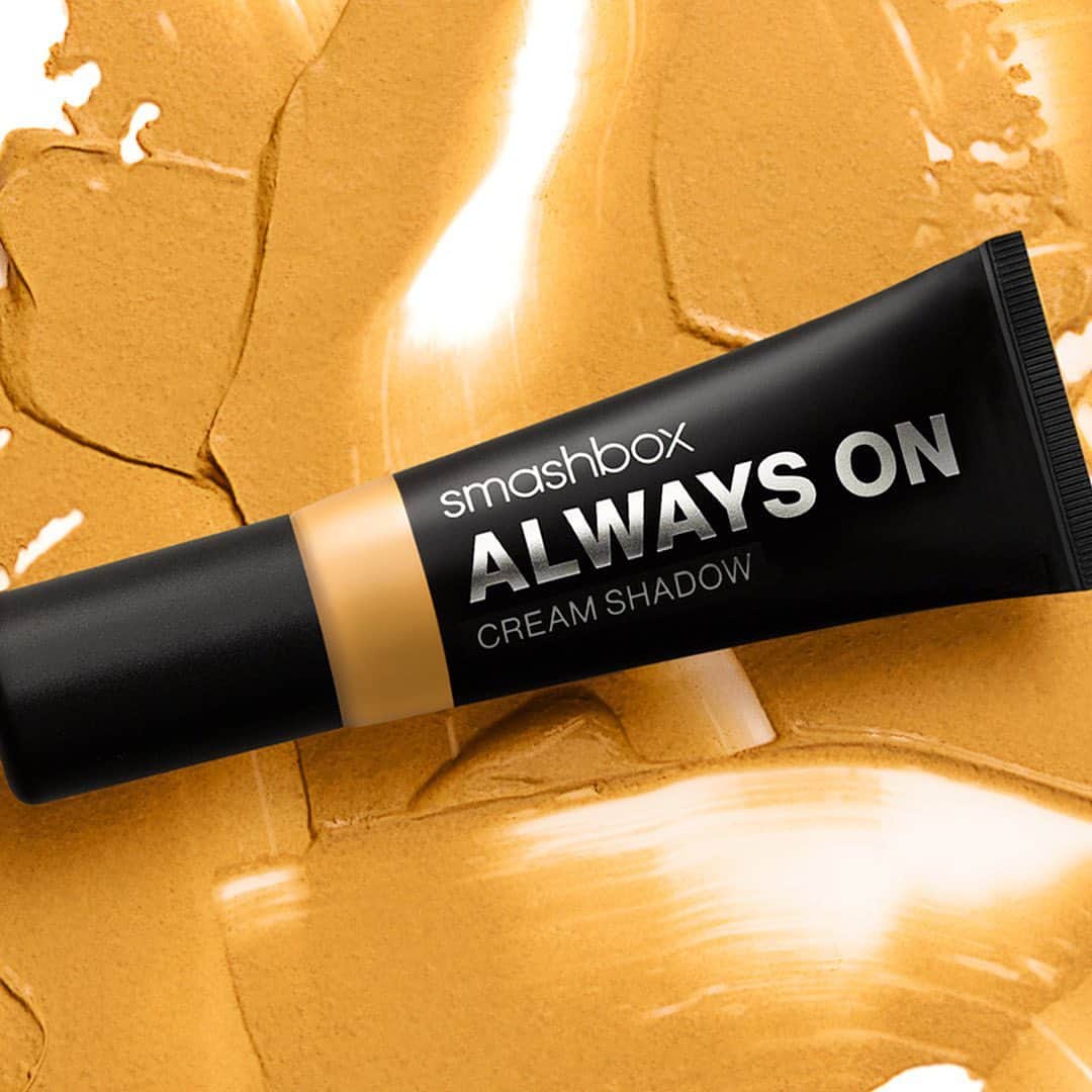 Smashboxのインスタグラム：「Always On Cream Eye Shadow in Ochre is the perfect shade to illuminate any eye 💛」