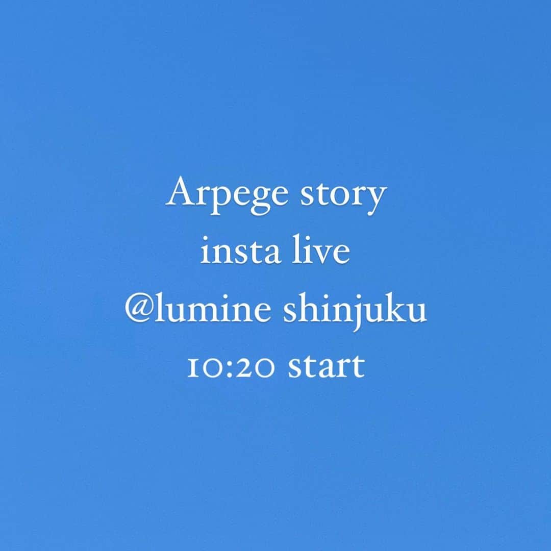 のインスタグラム：「□insta live予告□ 1/16(sat) 10:20〜  ショップスタッフがリアルにお伝えします！  コメントもたくさんお待ちしております😊  ☆新作アイテム情報 ☆フェアのご案内 ☆SALE情報  を中心にお届けいたします🎉  おウチでショッピング🛍の参考に、ライブをお楽しみください♡  #arpegestory #apuweiser-riche #jusglitty #rirandture  #mystrada #cadune  #アルページュストーリー #ファッションの力を信じよう」
