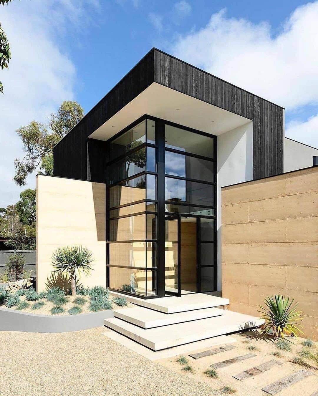 Architecture - Housesさんのインスタグラム写真 - (Architecture - HousesInstagram)「⁣ 𝐅𝐚𝐮𝐜𝐨𝐧𝐬𝐡𝐚𝐰𝐞 𝐏𝐫𝐨𝐣𝐞𝐜𝐭⁣ The simple vertical structure rises above the coastal landscape with a rawness seen in the surrounding nature carried over in the surfaces and materials. The contrast of dark and light flows through the house and the large double height expanse of glass to the entry of the dwelling, lightens the façade further, and allows the reflection of the surrounding trees.⁣ Just A-M-A-Z-I-N-G.🖤 Swipe left to discover it 😉⁣ _____⁣⁣⁣⁣⁣⁣⁣⁣⁣⁣⁣⁣⁣⁣⁣⁣⁣⁣⁣⁣⁣⁣⁣⁣⁣⁣⁣⁣⁣⁣⁣⁣⁣⁣⁣ 📐@littlebrickstudio⁣ 🖋 Designers: Ben Mulholland and Amy Hart⁣ 📍Balnarring Beach, Victoria, #Australia⁣ #archidesignhome⁣ _____⁣⁣⁣⁣⁣⁣⁣⁣⁣⁣⁣⁣⁣⁣⁣⁣⁣⁣⁣⁣⁣⁣⁣⁣⁣⁣⁣⁣⁣⁣⁣⁣⁣⁣⁣ #modernhouses #moderndesign #housedesign#beautifulhouse #designbuild #exteriordesign #luxurymansion #archilovers #luxuryhome #luxuryhouse #bighouse #luxurymansion」1月16日 0時00分 - _archidesignhome_