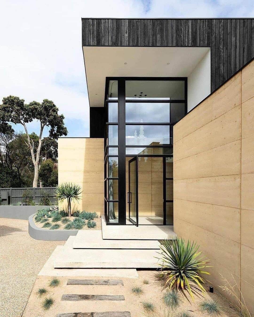 Architecture - Housesさんのインスタグラム写真 - (Architecture - HousesInstagram)「⁣ 𝐅𝐚𝐮𝐜𝐨𝐧𝐬𝐡𝐚𝐰𝐞 𝐏𝐫𝐨𝐣𝐞𝐜𝐭⁣ The simple vertical structure rises above the coastal landscape with a rawness seen in the surrounding nature carried over in the surfaces and materials. The contrast of dark and light flows through the house and the large double height expanse of glass to the entry of the dwelling, lightens the façade further, and allows the reflection of the surrounding trees.⁣ Just A-M-A-Z-I-N-G.🖤 Swipe left to discover it 😉⁣ _____⁣⁣⁣⁣⁣⁣⁣⁣⁣⁣⁣⁣⁣⁣⁣⁣⁣⁣⁣⁣⁣⁣⁣⁣⁣⁣⁣⁣⁣⁣⁣⁣⁣⁣⁣ 📐@littlebrickstudio⁣ 🖋 Designers: Ben Mulholland and Amy Hart⁣ 📍Balnarring Beach, Victoria, #Australia⁣ #archidesignhome⁣ _____⁣⁣⁣⁣⁣⁣⁣⁣⁣⁣⁣⁣⁣⁣⁣⁣⁣⁣⁣⁣⁣⁣⁣⁣⁣⁣⁣⁣⁣⁣⁣⁣⁣⁣⁣ #modernhouses #moderndesign #housedesign#beautifulhouse #designbuild #exteriordesign #luxurymansion #archilovers #luxuryhome #luxuryhouse #bighouse #luxurymansion」1月16日 0時00分 - _archidesignhome_
