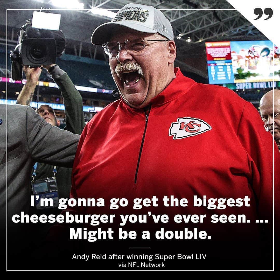 スポーツセンターさんのインスタグラム写真 - (スポーツセンターInstagram)「Andy Reid had some legendary quotes and moments during the Chiefs Super Bowl run last year. 😂」1月16日 0時40分 - sportscenter