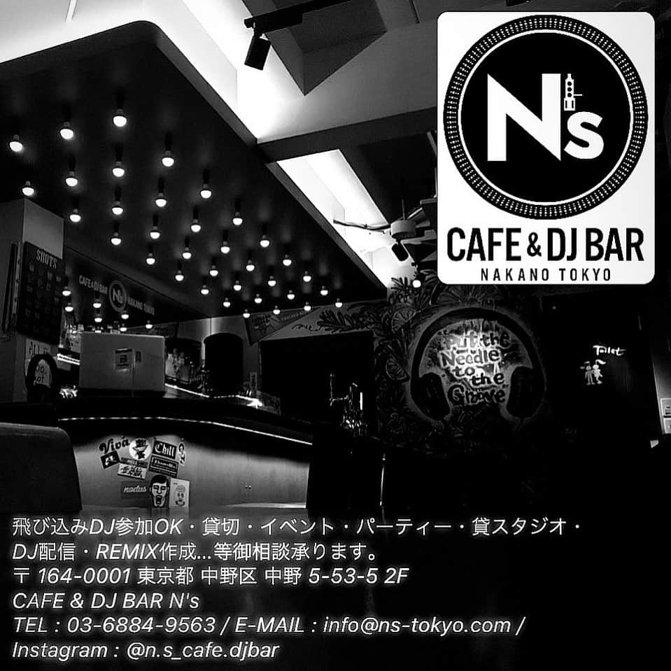 DJ HAZIMEさんのインスタグラム写真 - (DJ HAZIMEInstagram)「1/17/2021(Sun)14:00〜20:00 中野のCafe & DJ Bar @n.s_cafe.djbar  でプレイします🤘」1月16日 1時17分 - djhazime