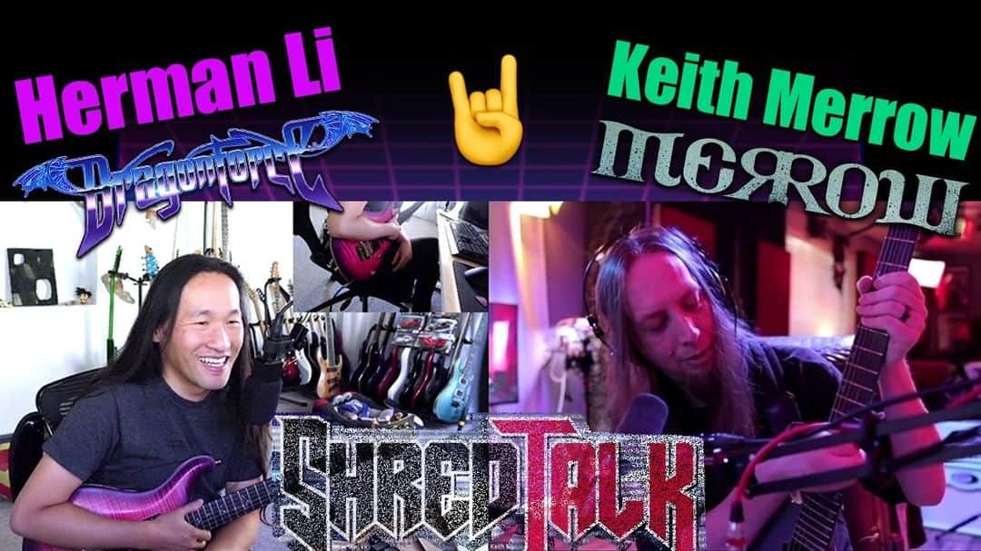 DragonForceさんのインスタグラム写真 - (DragonForceInstagram)「Remote recording shred collab @hermanli with @keithmerrow ! Did they make history?  The most important part, did he do the thumbnail on MS Paint?? Video link in bio, stories and youtube obviously!  Direct https://youtu.be/MZrXiMPkMVM  #dragonforce #hermanli #keithmerrow #shredcollab #metal #technicalmetal #schecterguitars @schecterguitarsofficial」1月16日 2時00分 - dragonforcehq