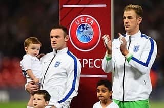 ジョー・ハートのインスタグラム：「What a player @waynerooney   Anyone who knows anything about football will appreciate you for the brilliant player you have been for club and country. I will never forget that overhead shin you scored past me 😉 Good luck in your new adventure 💪」