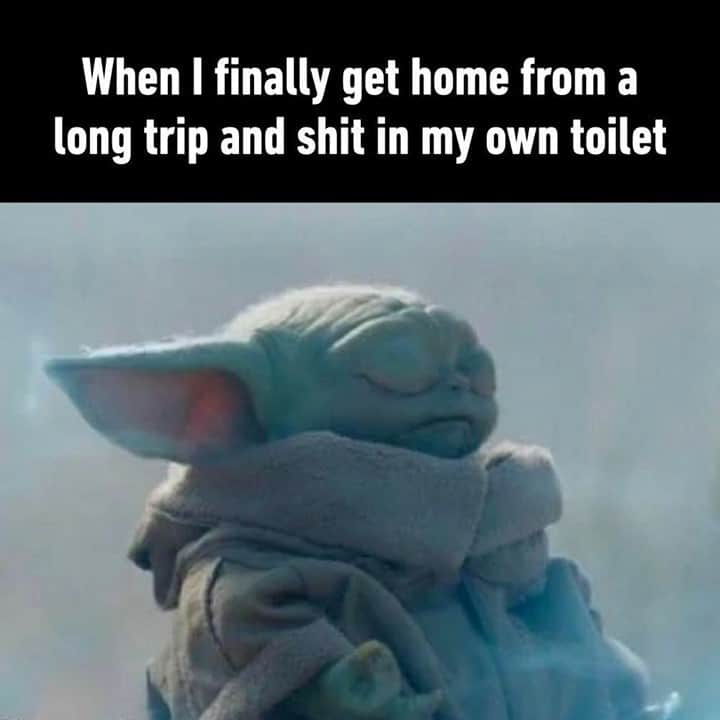 9GAGさんのインスタグラム写真 - (9GAGInstagram)「Home is where you trust the toilet seat.⠀ #meme #home #babyyoda #9gag」1月16日 13時00分 - 9gag