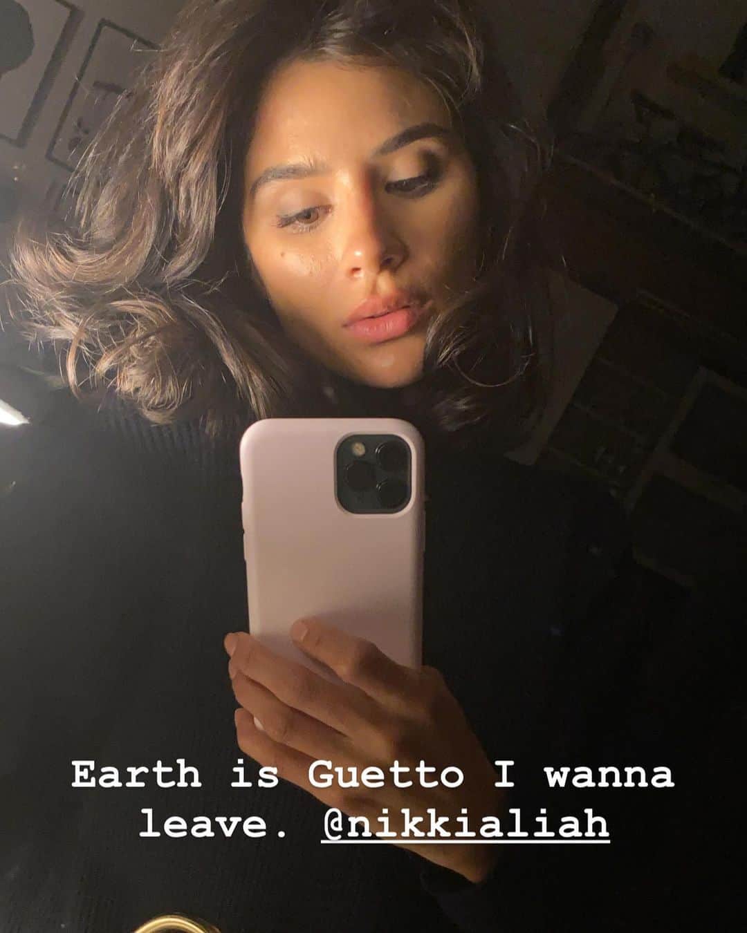 ダイアン・ゲレロのインスタグラム：「@nikkialiah song Earth is Ghetto is so beautiful and been listening to it on repeat ❤️❤️❤️」