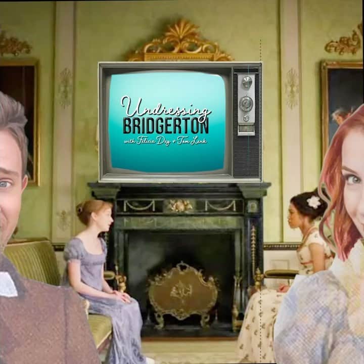 フェリシア・デイのインスタグラム：「Episode 2 of #UndressingBridgerton is up! @tomlenk and I discuss the backstories and breast-heavings! On @iTunes or wherever you get podcasts! #bridgerton」