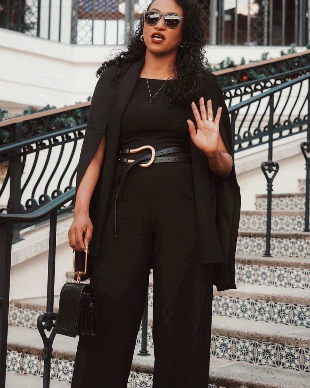 ブラックハローのインスタグラム：「Give a little attitude // Jumpsuit: Joaquin Jumpsuit // #BHStyle」