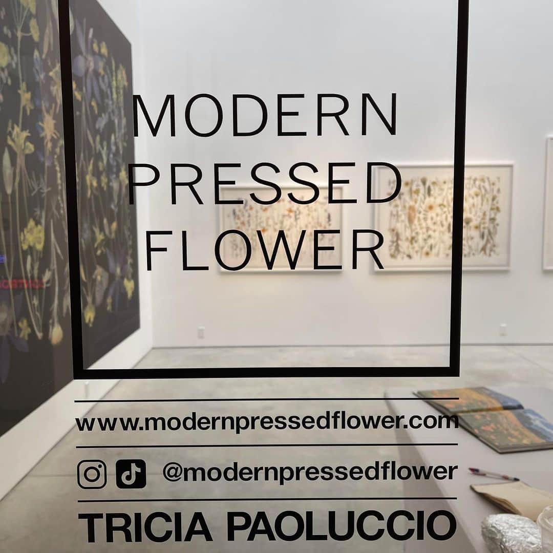 のインスタグラム：「i learned to press flowers from @modernpressedflower - who now has a show of her art in NYC - check it out #art #pressedflowersareforever」