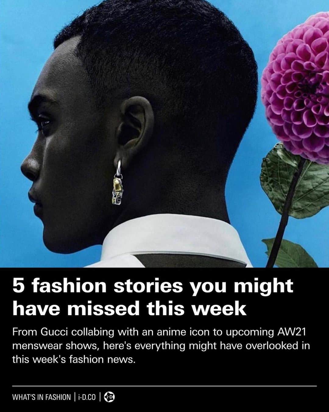 i-Dさんのインスタグラム写真 - (i-DInstagram)「From Alan Turing's shock appearance on Drag Race to boiled cats and cannibalism rumours taking over the internet (my brain) this week, it's enough to forget there's a whole world of fashion out there! 🤪 ⁣⁣ Luckily for you (and clearly, me) i-D's @osman_ahmed_ and @mahoroseward have rounded up a highly informative bulletin of everything you must know from the past seven days. ⁣⁣⁣⁣ ⁣⁣⁣⁣ Discover what's in fashion now at the link in bio.」1月16日 7時09分 - i_d