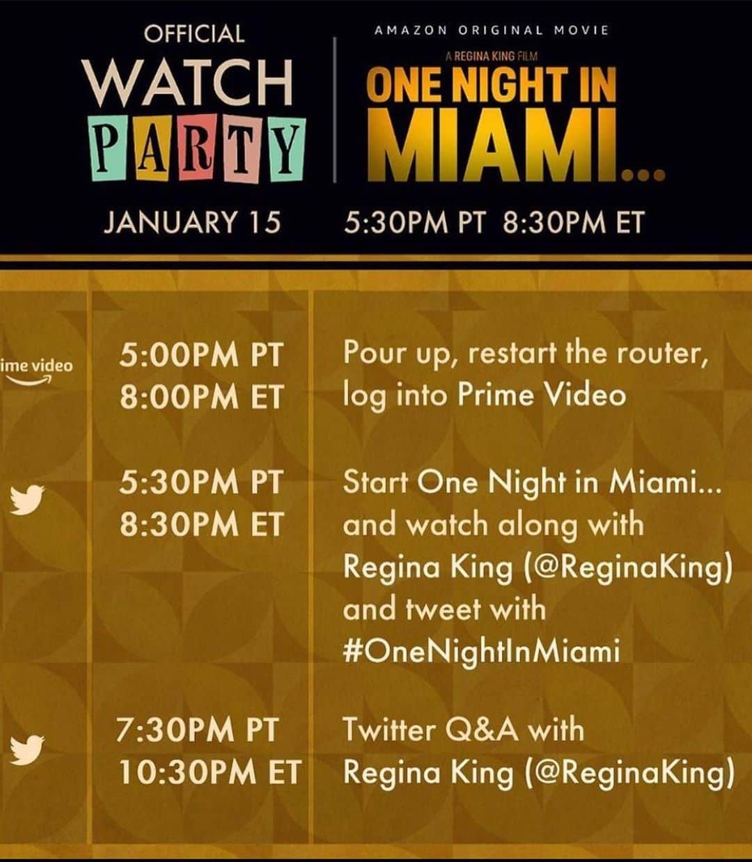 エヴァ・マルセルさんのインスタグラム写真 - (エヴァ・マルセルInstagram)「My Friday night is #booked thanks to @iamreginaking and @amazonprimevideo spending #OneNightInMiami.  This film takes place on a night in 1964 following the victory of Cassius Clay (Eli Goree), soon to be known as Muhammad Ali, over heavy weight champion Sonny Liston at the Miami Convention Hall. Afterward, Clay and three of his friends Malcolm X (Kingsley Ben-Adir), Sam Cooke (Leslie Odom Jr.), and Jim Brown (Aldis Hodge) gather in a hotel room to celebrate. But what unfolds over the course of the night is a series of deep conversations about their place in history, their responsibility to civil rights, and tense confrontations over their value. Congratulations on your directorial debut @iamreginaking #inspired  #supportblackstories Join me and watch tonight🌻」1月16日 7時16分 - evamarcille