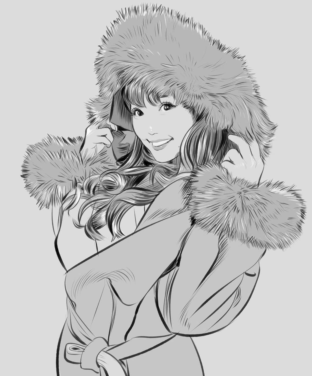 のインスタグラム：「『CYBERJAPAN DANCERS KAZUE(渡辺加和)さん(@watanabekazue )』 #似顔絵 #イラスト #イラストレーション #サイバージャパンダンサーズ #CYBERJAPANDANCERS #KAZUE #渡辺加和 #かずへー #caricature #illustration #portrait #artwork #drawing #kazuewatanabe」