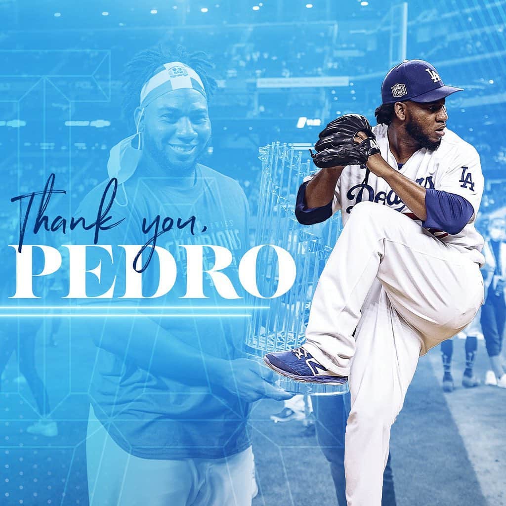 Los Angeles Dodgersさんのインスタグラム写真 - (Los Angeles DodgersInstagram)「Thank you, @pedrobaez52 and @awood45! Best of luck going forward.」1月16日 8時33分 - dodgers