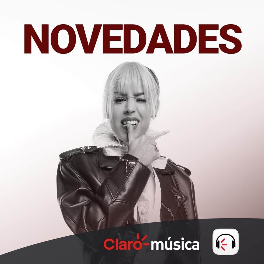 Danna Paolaのインスタグラム：「K.O.#KO 🥀 en @claromusica y tenemos portada de #Novedades 🎧 https://bit.ly/39AEn3h」