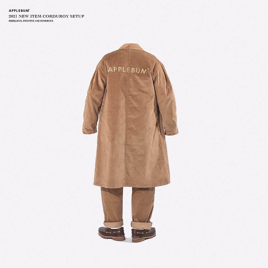 のインスタグラム：「2021 New Item  "Corduroy Collection"  #applebum #coat」