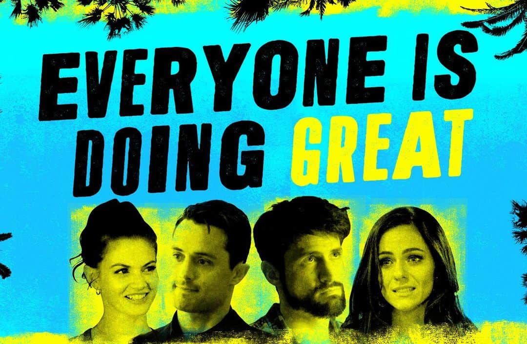 ジェームズ・ラファティのインスタグラム：「@everyoneisdoinggreat is entering its first weekend on @hulu. Just wanted to say how grateful we are to our cast, crew, producers, friends and family that willed this into existence with us. There are far too many people to thank here, but I suspect you all know who you are, and hope you all know that we couldn’t have done this without you. Especially you #EDGHeroes. This is your show too, for so many reasons, and boy do we hope you like it. Thank you a million times over. We’ll be watching the show and connecting with you all weekend, so stay tuned, stay safe and have a little fun with us in the days to come 🙌🏼💙🙏🏻💚🕺🏻🙈👨🏻‍🏭🚀」