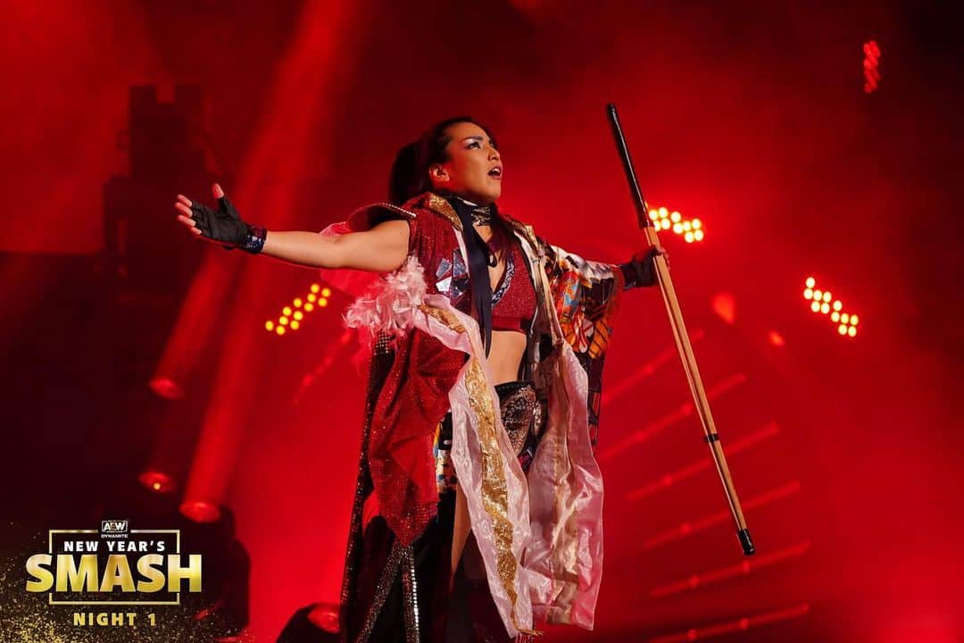 のインスタグラム：「Never enough!!!  #prowrestler #AEW #hikarushida #neverenough」