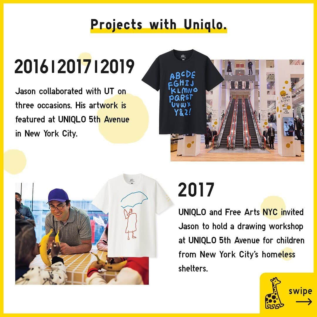 ユニクロさんのインスタグラム写真 - (ユニクロInstagram)「UNIQLO and MoMA jointly hosted a memorial event called “World’s Biggest Drawing Club”, where over 5,000 people gathered at the museum to honor @jasonpolan's creative spirit by drawing together on January 8.  To celebrate the upcoming release of the #JasonPolan 2021 Collection, we're giving you a chance to feature your artwork on our upcoming UT magazine.  HOW TO JOIN: 1) Grab a pen and a piece of paper. If you're using a smartphone/tablet, screen capture/download the drawing sheet on our next post. 2) Draw anything that comes to mind. For inspiration, check out Jason Polan's drawings or other submissions around the world on @worldsbiggestdrawingclub. 3) Post the artwork on your Instagram with the hashtag #WorldsBiggestDrawingClub. Feel free to tag us on Instagram @uniqlo.  Submission period: Until 21 February 2021 23:59 (JST) Tap the 'Jason Polan' Story Highlight for more info including Terms and conditions apply.  #UniqloUT #UT #UNIQLO #LifeWear #WEARYOURWORLD」1月16日 11時58分 - uniqlo