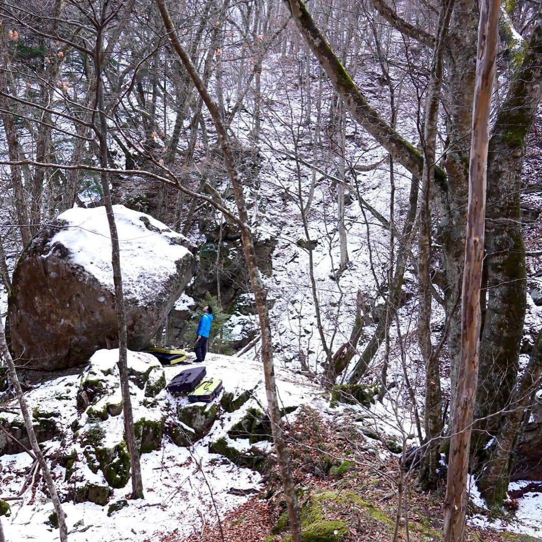 小山田大さんのインスタグラム写真 - (小山田大Instagram)「思っていたよりも雪の中だった。 トップアウトが出来ない状態。 でもプロジェクトのムーブは出来たから満足。」1月16日 12時13分 - dai_koyamada