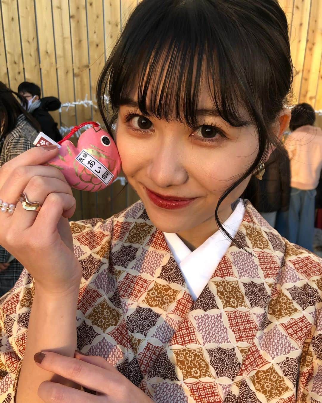 鎌田彩樺さんのインスタグラム写真 - (鎌田彩樺Instagram)「着物で川越散策〰️❕」1月16日 22時10分 - ayaka_kamata