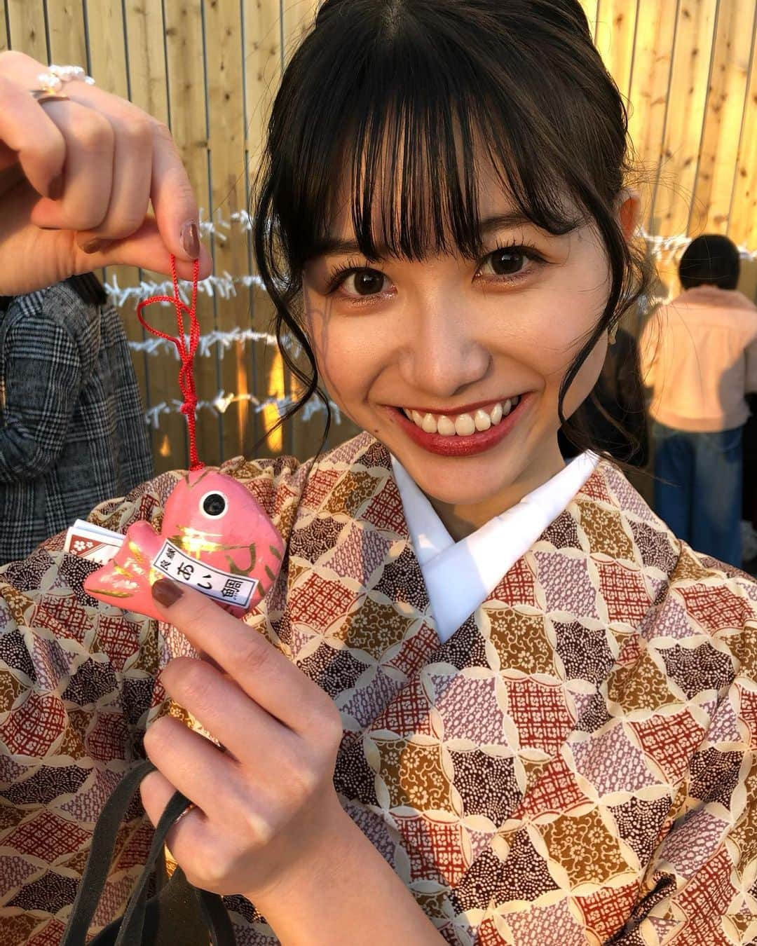 鎌田彩樺さんのインスタグラム写真 - (鎌田彩樺Instagram)「着物で川越散策〰️❕」1月16日 22時10分 - ayaka_kamata