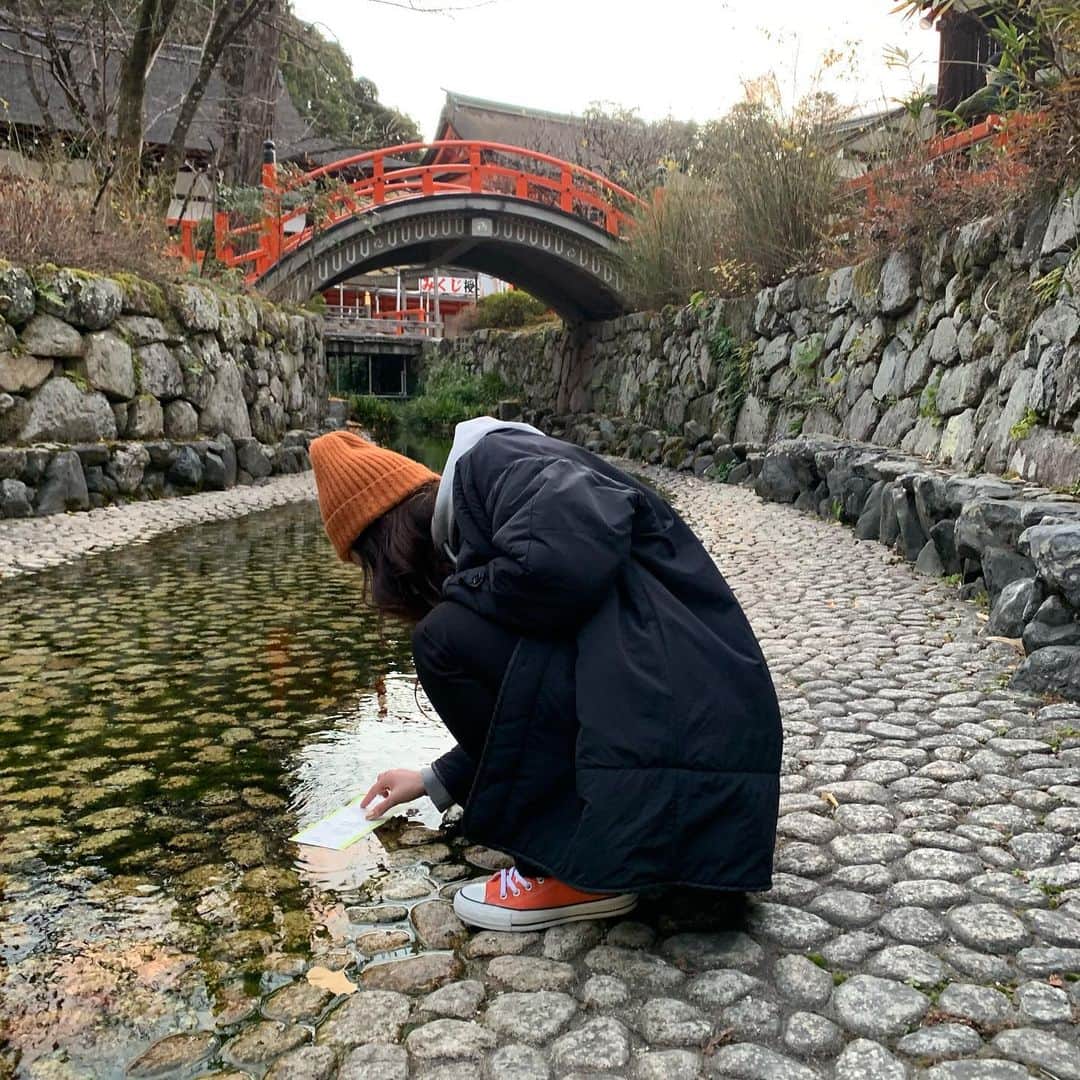 サキさんのインスタグラム写真 - (サキInstagram)「この日いっぱい写真あるのに全身のコーデ載せ忘れてた！！去年の写真今更！！#ワイノコーデ🦖 newなアウター、リバーシブルて何より軽いからめさいい🤔💕 #リバーシブルコート #Beams #オレンジコーデ #Kyoto #京都カフェ」1月16日 22時41分 - 88_gira_88
