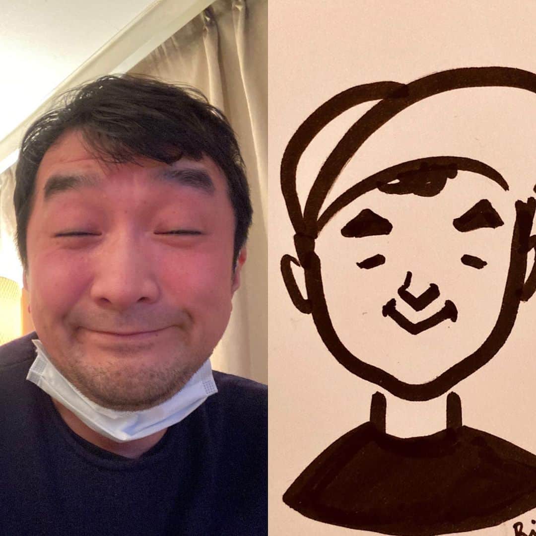 池田鉄洋のインスタグラム：「果たして？ 寄せてみたけど。」