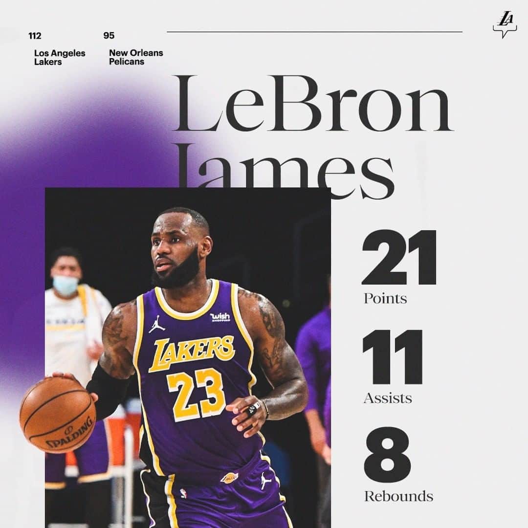Los Angeles Lakersさんのインスタグラム写真 - (Los Angeles LakersInstagram)「That second-half surge. #LakersWin」1月16日 14時38分 - lakers