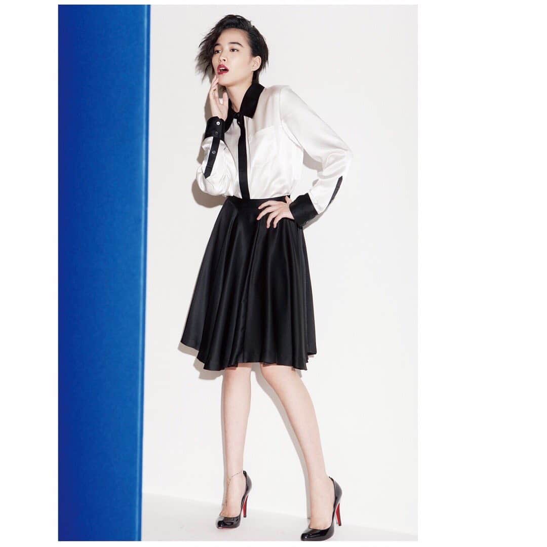 アツシナカシマのインスタグラム：「#atsushinakashima #アツシナカシマ #fashion #mode #lookbook #麻宮彩希 @r_sakiss」