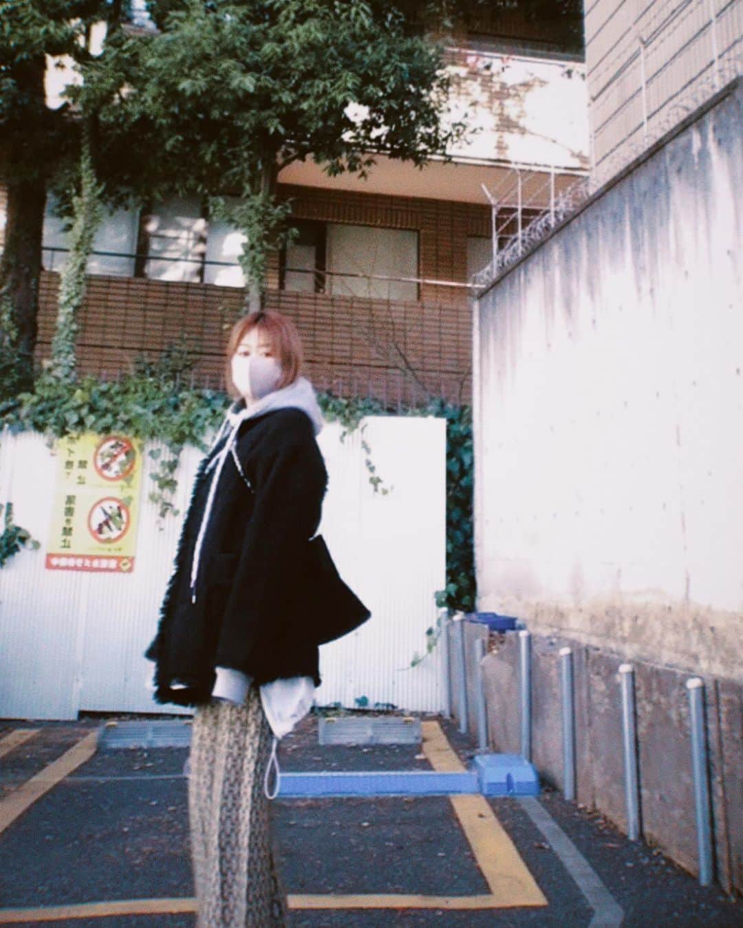 トリイクニコのインスタグラム：「今日はなんてあったかいんだ☀︎  2枚目に服🏷付けました☺︎ 最近のこのパンツばっかり履いてるなー  あったかくて楽ちん可愛いの三拍子👏🏻」