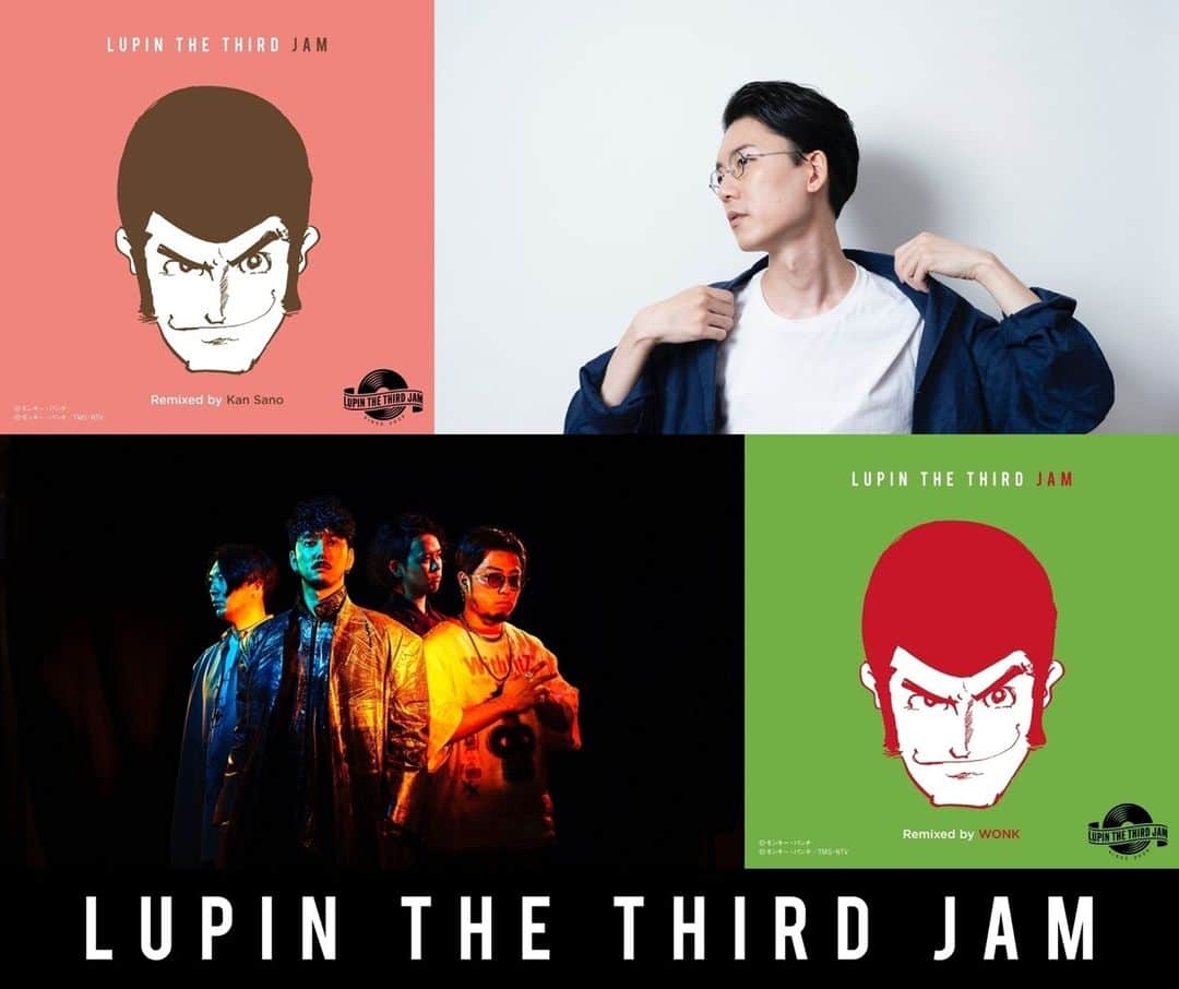 Block.fmのインスタグラム：「Kan SanoとWONK 井上幹が☆Takuに語る『ルパン三世』作品と音楽の魅力：『LUPIN THE THIRD JAM』スペシャル鼎談⁠ ⁠ 人気アニメ『 #ルパン三世 』の最新リミックスプロジェクトに参加したKan SanoとWONKの井上幹が『ルパン三世』の魅力、リミックス制作について語る。モデレーターは☆Taku Takahashi(m-flo)。⁠ ⁠ 続きはlink in bio」