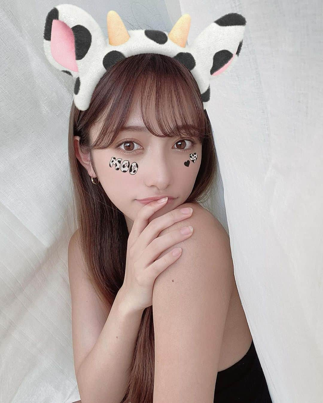 高梨瑞樹さんのインスタグラム写真 - (高梨瑞樹Instagram)「. 年女です。🐄 ひさびさにメイクした𓂃 ✿𓈒𓏸」1月16日 16時19分 - tkns_mzk