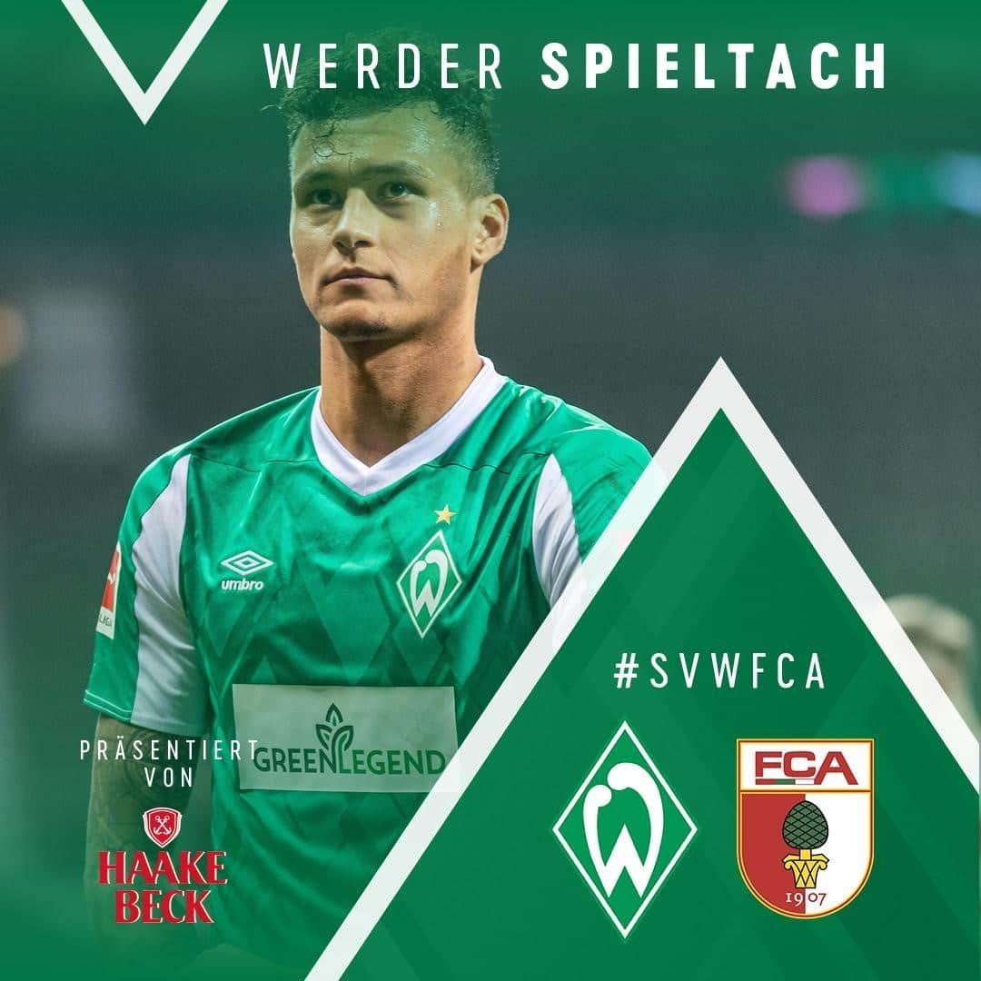 ヴェルダー・ブレーメンさんのインスタグラム写真 - (ヴェルダー・ブレーメンInstagram)「Vorwärts WERDER! 🟢⚪ _______ #werder #bremen #svw #svwfca #spieltach #bundesliga #nordphoto」1月16日 17時03分 - werderbremen