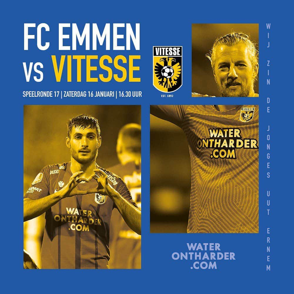 フィテッセさんのインスタグラム写真 - (フィテッセInstagram)「MATCHDAY  Samen alles geven 🦅   #Vitesse #emmvit」1月16日 17時37分 - mijnvitesse